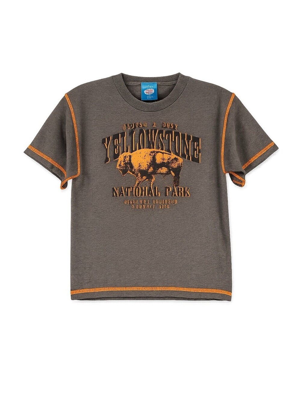 Vtg Prairie Mountain Yellowstone National Park Bison TShirt Youth 10/12 Made USA